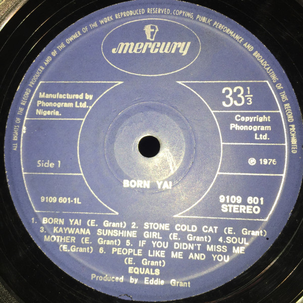 The Equals - Born Ya! | Mercury (9109 601) - 3 The Equals - Born Ya! | Mercury (9109 601) - 3