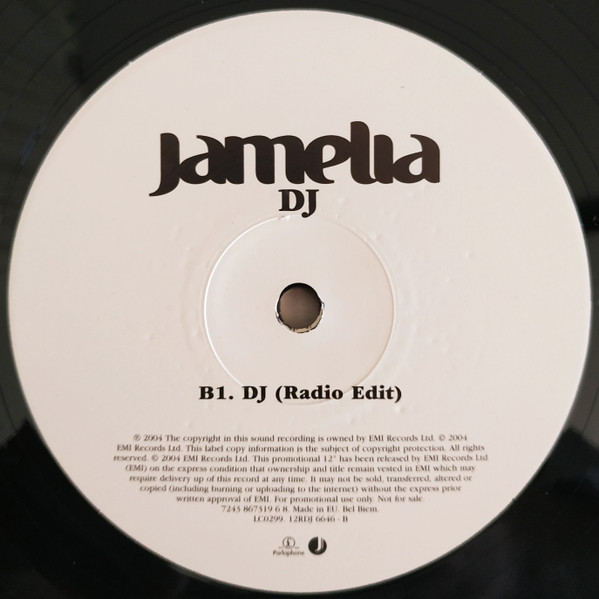 Jamelia - DJ | Parlophone (7243 867319 6 8) - 4