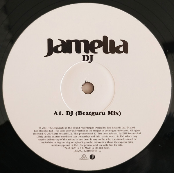 Jamelia - DJ | Parlophone (7243 867319 6 8) - 3