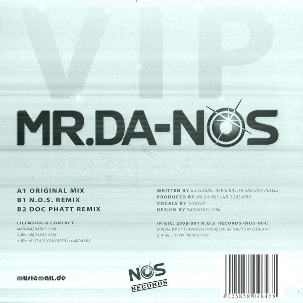 Mr. Da-Nos - V.I.P. | NOS Records (NOS-001) - main