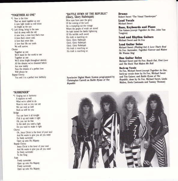 Stryper - Soldiers Under Command [CD] | Hollywood Records (HR-61184-2) - 3