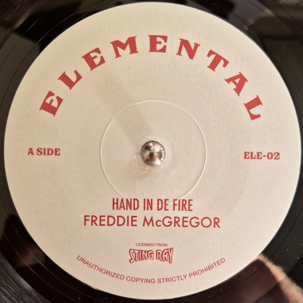 Freddie McGregor - Hand In A De Fire | Elemental records (ELE-02) - main