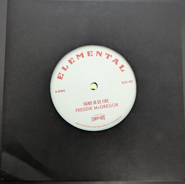 Freddie McGregor - Hand In A De Fire | Elemental records (ELE-02) - 2
