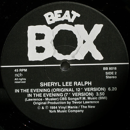 Sheryl Lee Ralph - In The Evening (Swedish Remix) | Beat Box (BB 8018) - 4 Sheryl Lee Ralph - In The Evening (Swedish Remix) | Beat Box (BB 8018) - 4