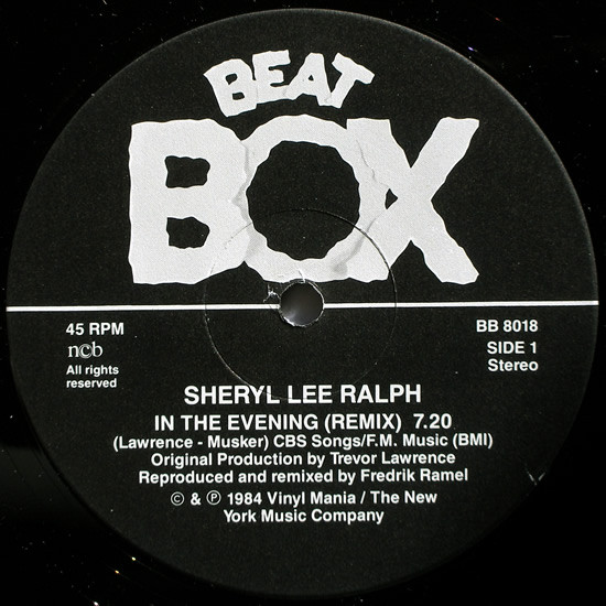 Sheryl Lee Ralph - In The Evening (Swedish Remix) | Beat Box (BB 8018) - 3 Sheryl Lee Ralph - In The Evening (Swedish Remix) | Beat Box (BB 8018) - 3