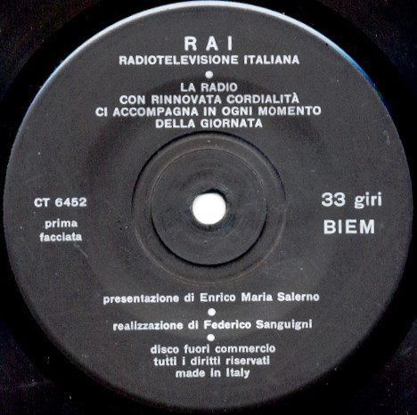 No Artist - La Radio Con Rinnovata Cordialità Ci Accompagna In Ogni Momento Della Giornata | RAI Radiotelevisione Italiana (CT 6452) - 3 No Artist - La Radio Con Rinnovata Cordialità Ci Accompagna In Ogni Momento Della Giornata | RAI Radiotelevisione Italiana (CT 6452) - 3