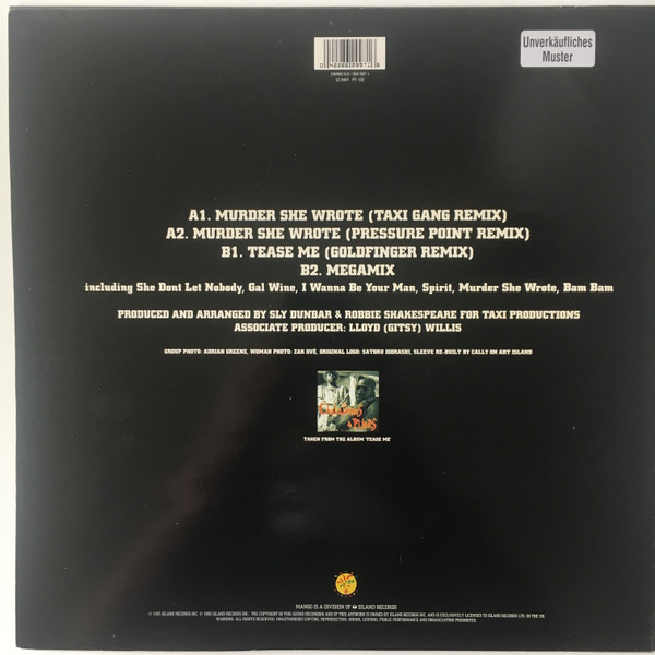 Chaka Demus & Pliers - Murder She Wrote | Mango (12 MNG 812) - 2