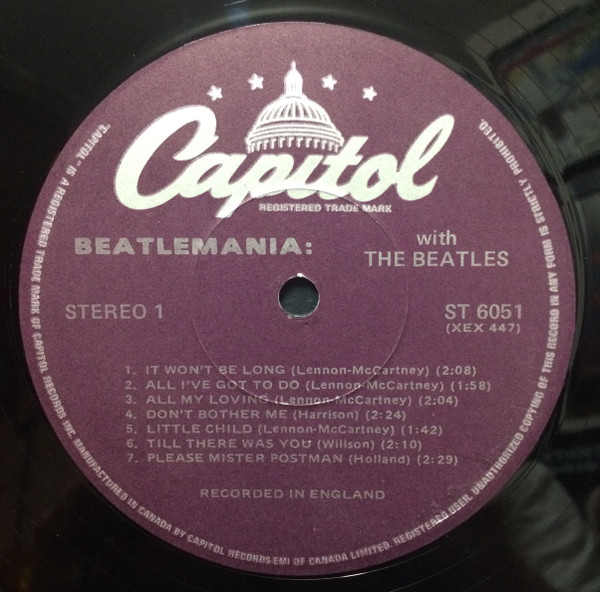The Beatles - Beatlemania! - With The Beatles | Capitol Records (ST-6051) - 2 The Beatles - Beatlemania! - With The Beatles | Capitol Records (ST-6051) - 2