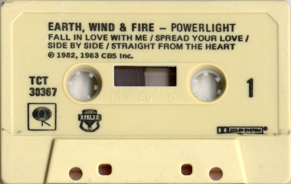 Earth, Wind & Fire - Powerlight | CBS (TCT 38367) - 3