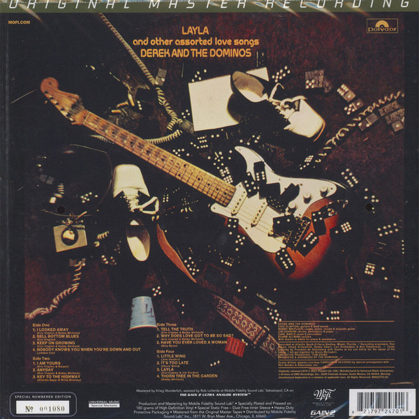 Derek & The Dominos - Layla And Other Assorted Love Songs - MOFI 2LP No: 1281 | Mobile Fidelity Sound Lab (MFSL 2-470) - 4 Derek & The Dominos - Layla And Other Assorted Love Songs - MOFI 2LP No: 1281 | Mobile Fidelity Sound Lab (MFSL 2-470) - 4