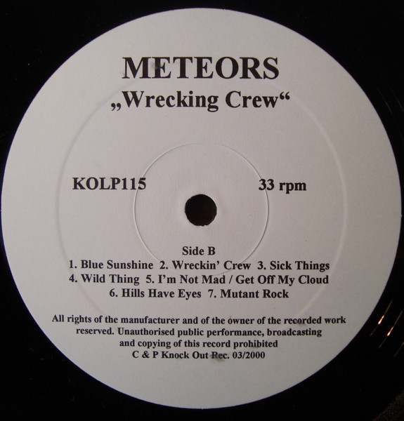 The Meteors - Wreckin' Crew | Knock Out Records (KOLP115) - 4 The Meteors - Wreckin' Crew | Knock Out Records (KOLP115) - 4