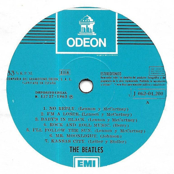 The Beatles - Beatles For Sale | Odeon (PCSL 5252) - 3