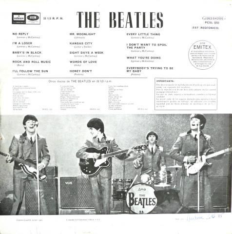 The Beatles - Beatles For Sale | Odeon (PCSL 5252) - 2
