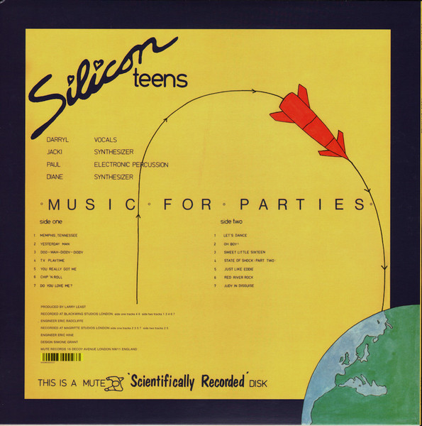 Silicon Teens - Music For Parties LP | Mute (STUMM 2) - 2