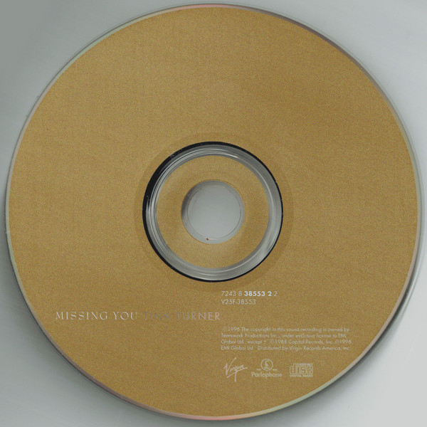 Tina Turner - Missing You | Virgin (7243 8 38553 2 2) - 3