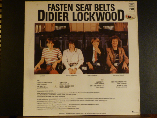 Didier Lockwood - Fasten Seat Belts | MPS Records (MPS 15582) - 2