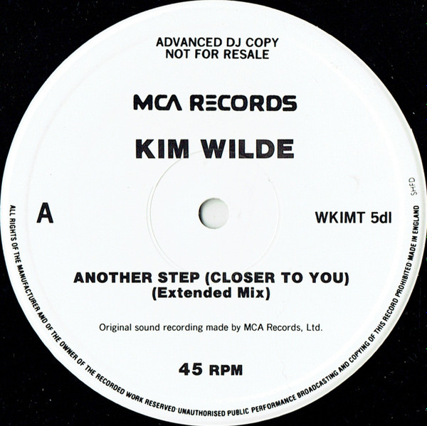 Kim Wilde And Junior - Another Step (Closer To You) | MCA Records (WKIMT 5dl) - main