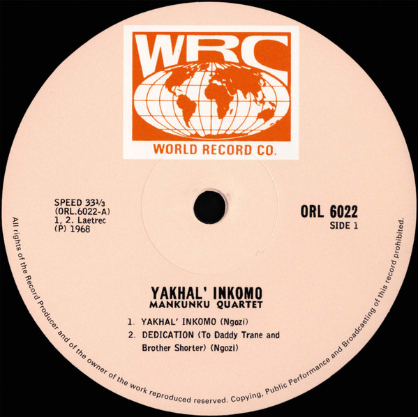 Mankunku Quartet - Yakhal' Inkomo | Mr Bongo (MRBLP220) - 4