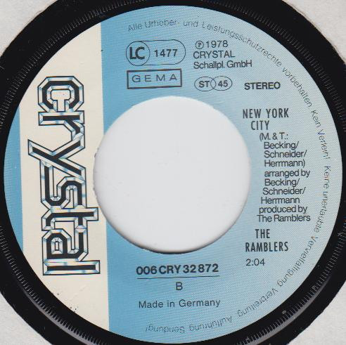 Ramblers - We Want The World | Crystal (006 CRY 32 872) - 3