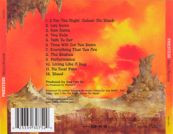 Priestess - Hello Master [CD] | Indica Records (INDCD075) - 2