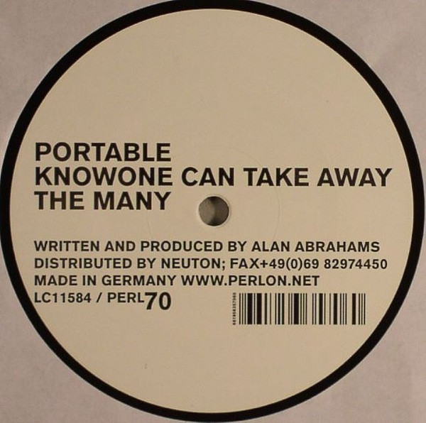 Portable - Knowone Can Take Away | Perlon (PERL 70)