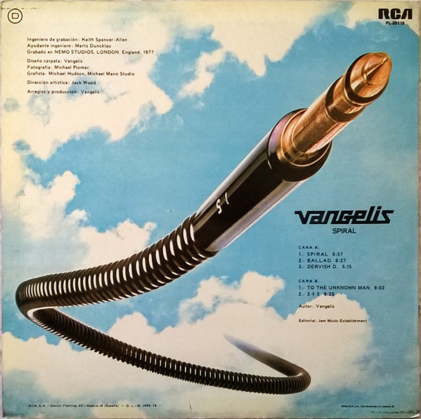 Vangelis - Spiral | RCA Victor (PL-25116) - 2