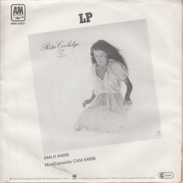 Rita Coolidge - Love Me Again | A&M Records (AMS 6857) - 2