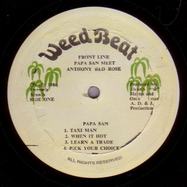 Papa San Meets Anthony Red Rose - Frontline | Weed Beat (none) - 3