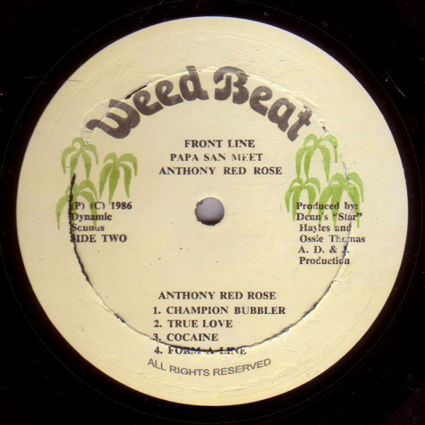 Papa San Meets Anthony Red Rose - Frontline | Weed Beat (none) - 4