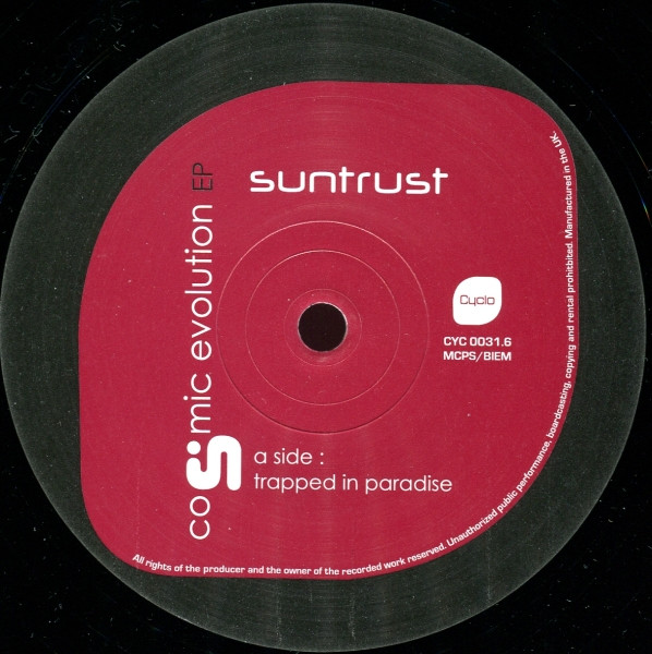 Suntrust - Cosmic Evolution EP | Cyclo (CYC 0031.6) - 3