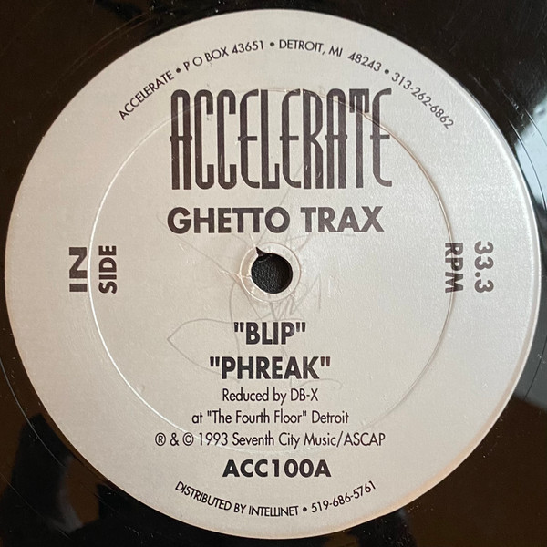 DBX - Ghetto Trax | Accelerate (ACC100) - main