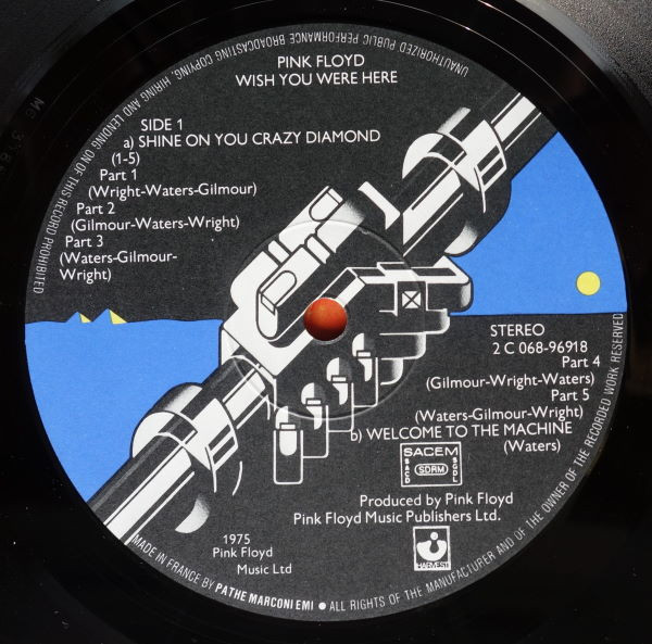 Pink Floyd - Wish You Were Here | Harvest (2C 068-96918)