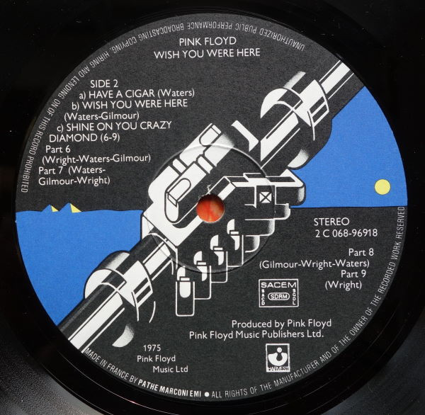 Pink Floyd - Wish You Were Here | Harvest (2C 068-96918) - 2 Pink Floyd - Wish You Were Here | Harvest (2C 068-96918) - 2