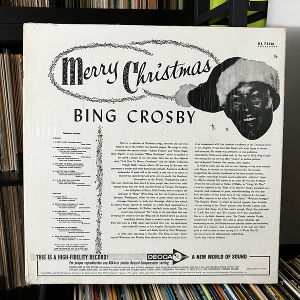 Bing Crosby - Merry Christmas | Decca (DL 78128) - 2 Bing Crosby - Merry Christmas | Decca (DL 78128) - 2