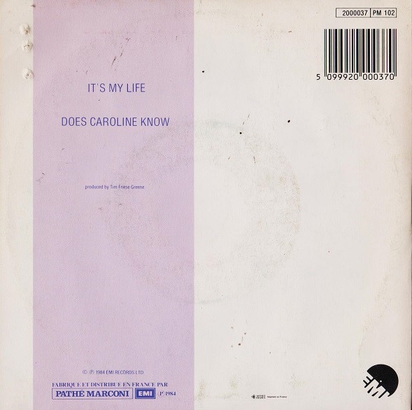 Talk Talk - It's My Life | EMI (2000037) - 2