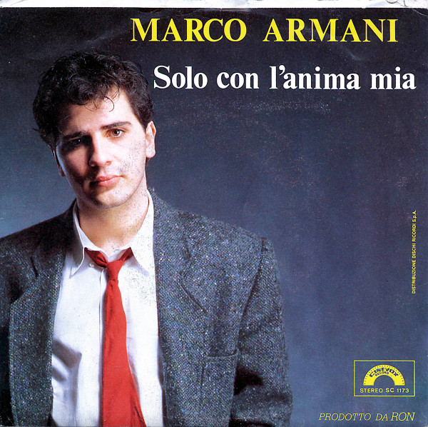 Marco Armani - Solo Con L'Anima Mia | Cinevox Record (SC 1173) - 2