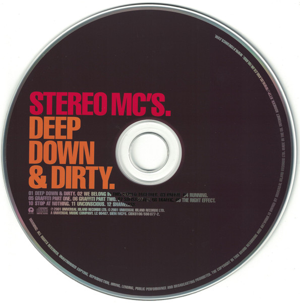 Stereo MC's - Deep Down & Dirty | Island Records (CIDX8106) - 3
