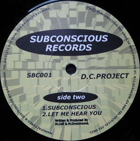 DC Project - Loose Connections | Subconscious Records (SBC001) - 2