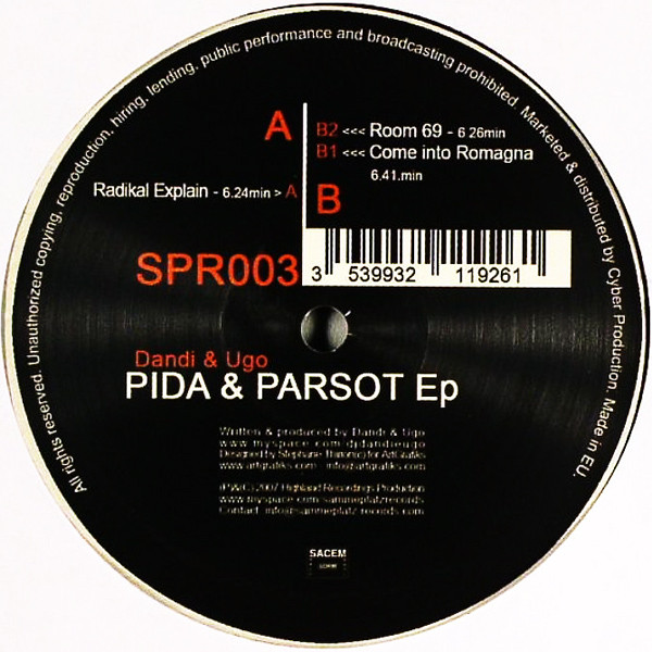 DJ Dandi & Ugo - Pida & Parsot EP | Sammeplatz Records (SPR003) - 4