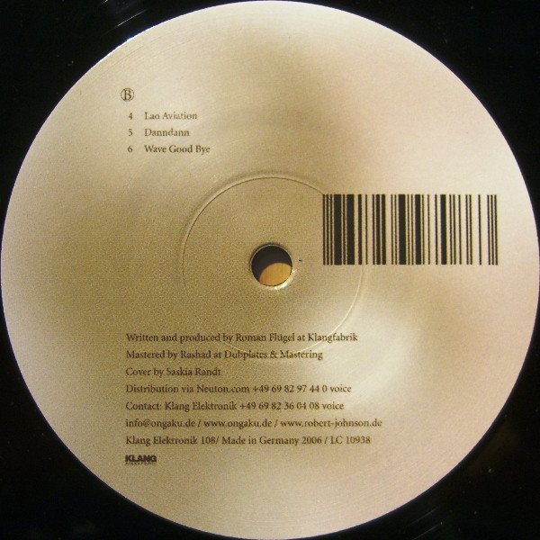 Roman Flügel - Mutter | Klang Elektronik (Klang Elektronik 108) - 2