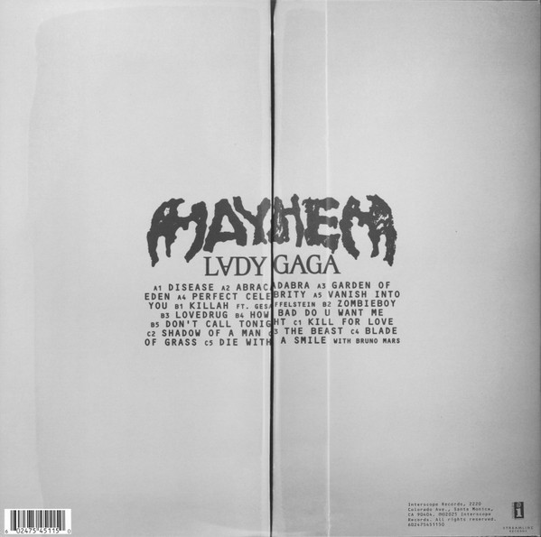 Lady Gaga - Mayhem | Interscope Records (602475451150) - 3 Lady Gaga - Mayhem | Interscope Records (602475451150) - 3