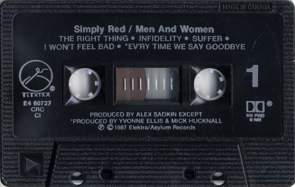 Simply Red - Men And Women | Elektra (E4 60727) - 4