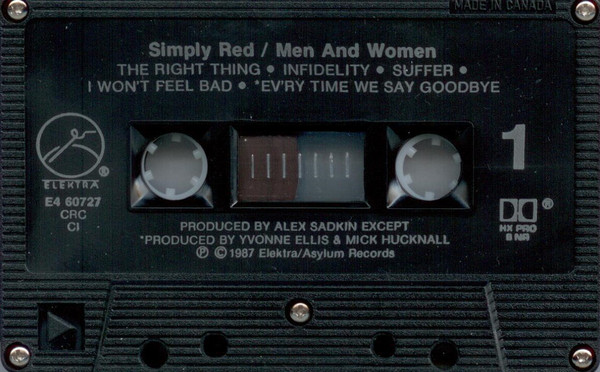 Simply Red - Men And Women | Elektra (E4 60727) - 3