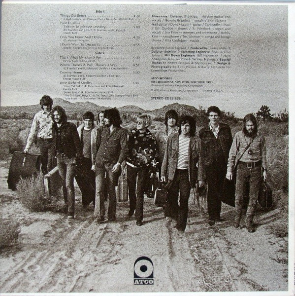 Delaney & Bonnie & Friends With Eric Clapton - On Tour | ATCO Records (SD 33-326) - 2