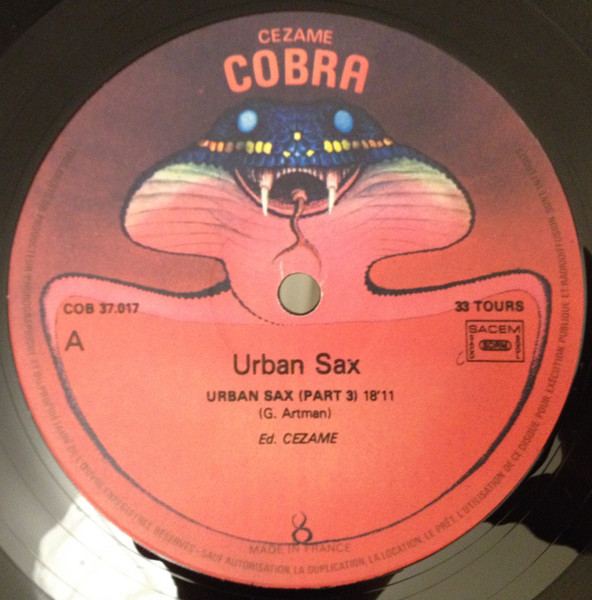 Urban Sax , Gilbert Artman - Urban Sax 2 | Cobra (COB 37017) - 3