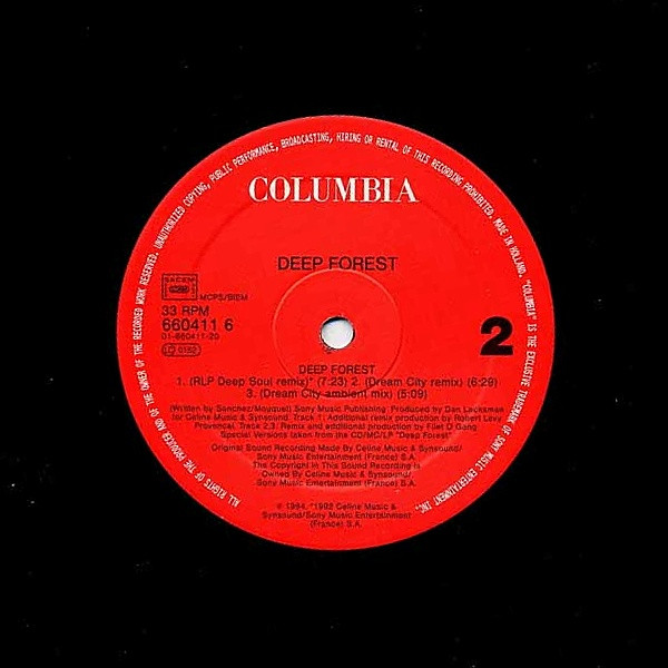 Deep Forest - Deep Forest | Columbia (660411 6) - 4