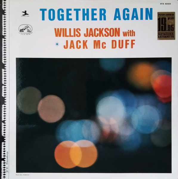 Willis Jackson With Brother Jack McDuff - Together Again | La Voix De Son Maître (HTX 40403)