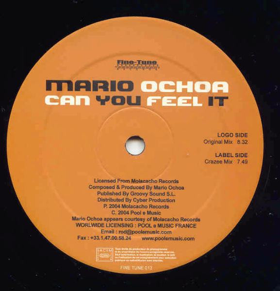 Mario Ochoa - Can You Feel It | Fine-Tune Records (FINE TUNE 013) - 4