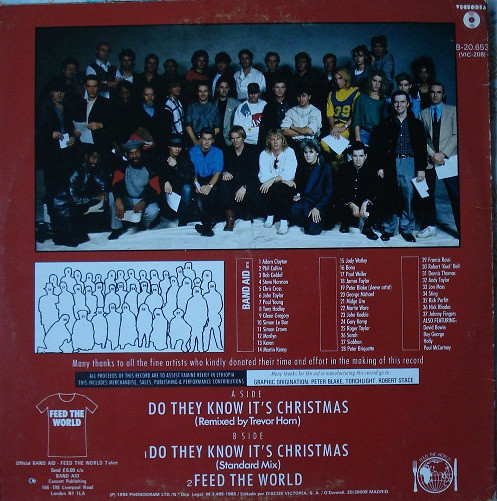 Band Aid - Do They Know It's Christmas? =¿Saben Ellos Que Es Navidad? | Victoria (B-20.653) - 3