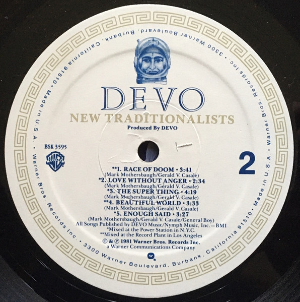 Devo - New Traditionalists | Warner Bros. Records (BSK 3595) - 4